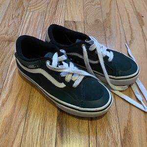 Kids Hunter Green Vans